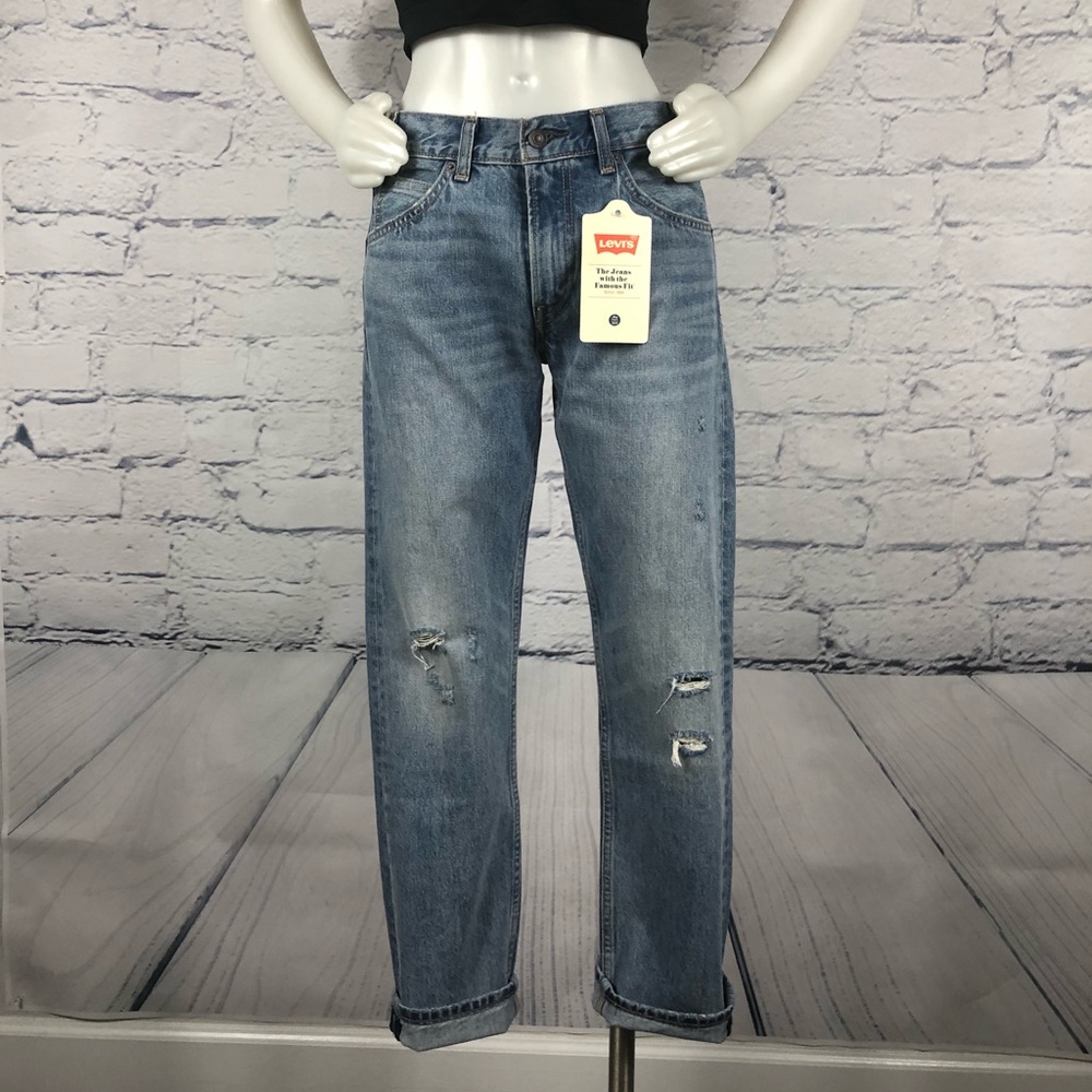 Levi’s 505c Cropped Orange Tab Vintage Style - Picture 4 of 8